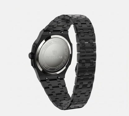 Lynx black luxury watch