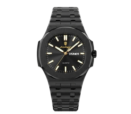 Lynx black luxury watch