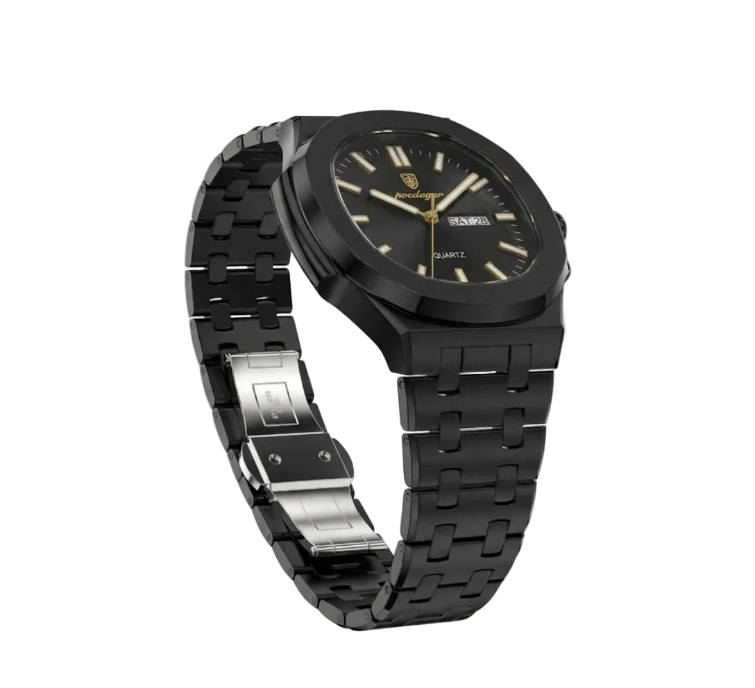 Lynx black luxury watch