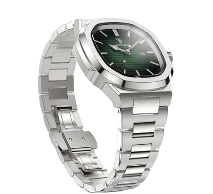Polararc Aspen Luxury watches with green dial and date display