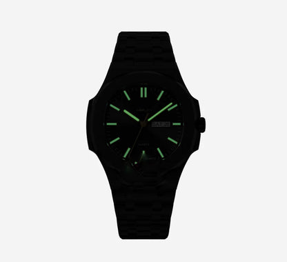 Lynx black luxury watch