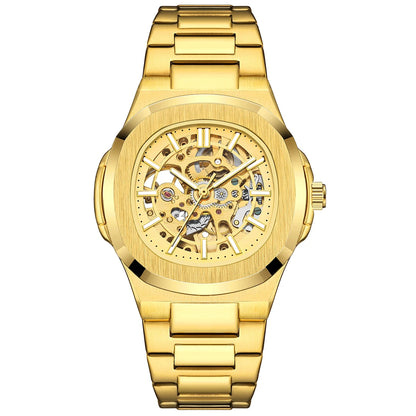 Polararc Skeleton Hollow Tonneau Skeleton Automatic Watch