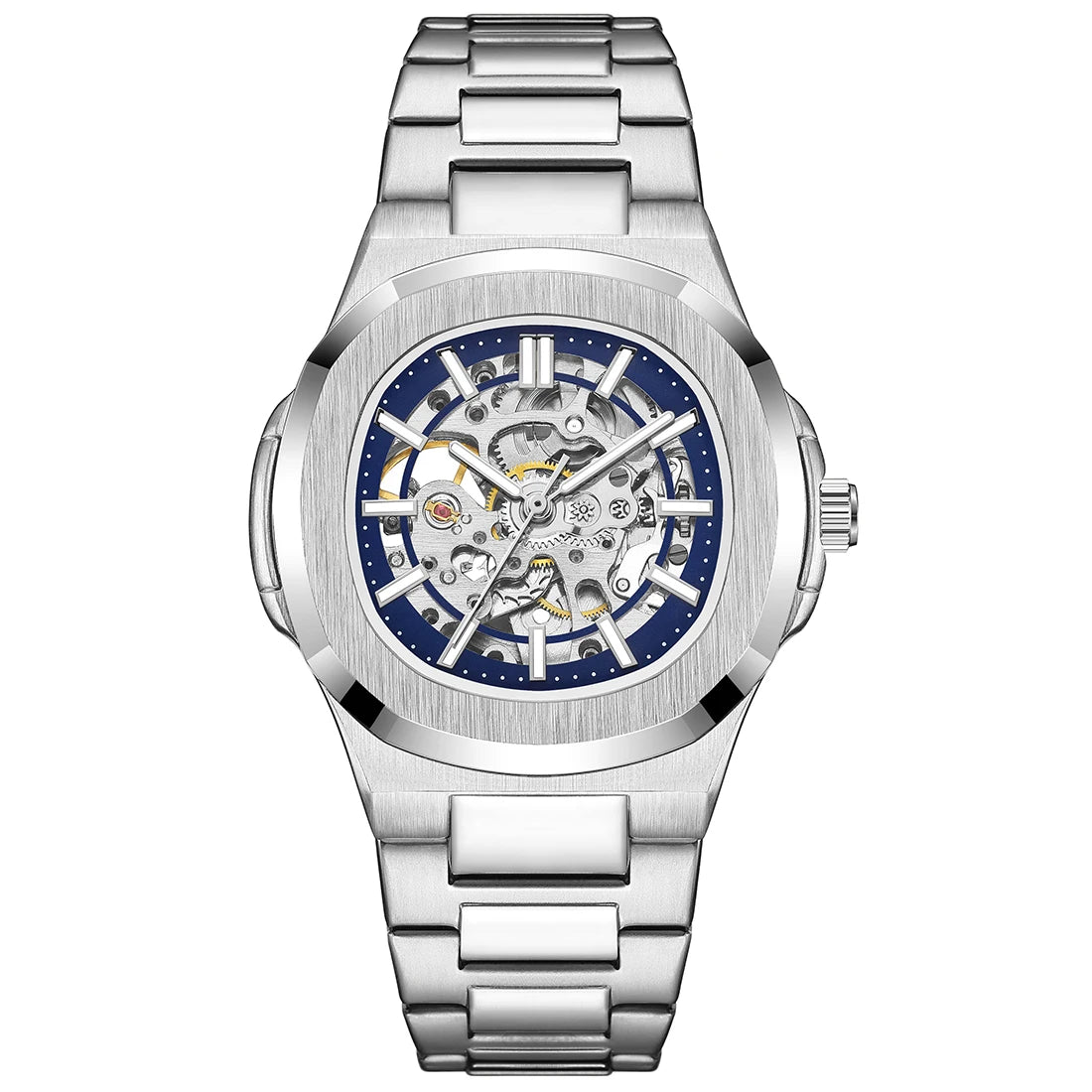 Polararc Skeleton Hollow Tonneau Skeleton Automatic Watch