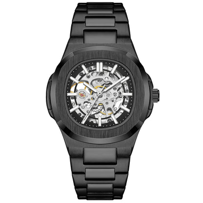 Polararc Skeleton Hollow Tonneau Skeleton Automatic Watch