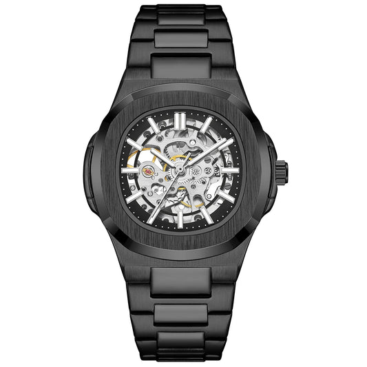 Polararc Skeleton Hollow Tonneau Skeleton Automatic Watch