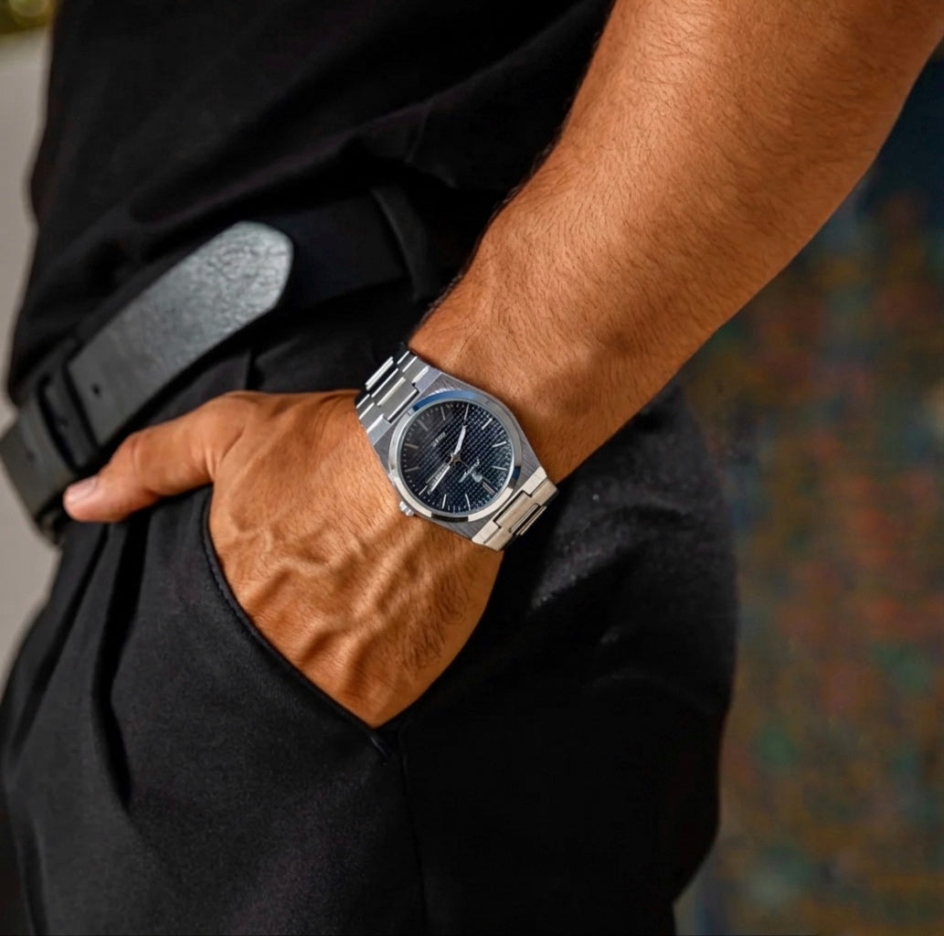 Premium men's style featuring the Polararc Glacial watch