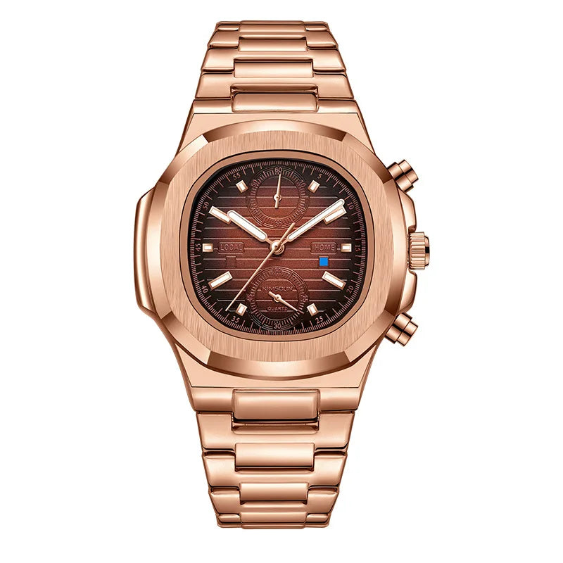 Rose gold Meridian watch
